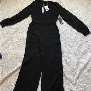 Black long sleeve jumpsuit